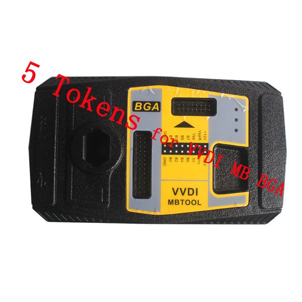5 Tokens for VVDI MB BGA Tool and VVDI Key Tool Plus Password Calculation