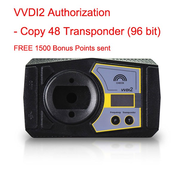 [ID48 96BIT License] Xhorse VVDI2/VVDI Key Tool Copy ID48 Transponder 96 bit Authorization Get Free MQB Key Learn Authorization