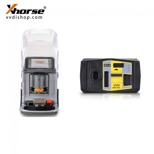 Value bundle Xhorse Condor XC-Mini Plus and VVDI MB BGA Tool with 1 Free Token Everyday and 1 Year Unlimited Tokens