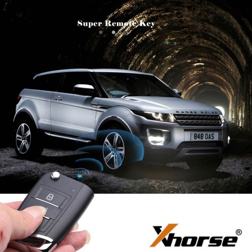 Xhorse XEMQB1EN MQB Style 3 Buttons Super Remote Key with Built-in Super Chip English Version