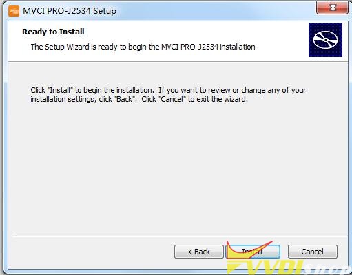 Install Xhorse MVCI Pro j2534 driver 3