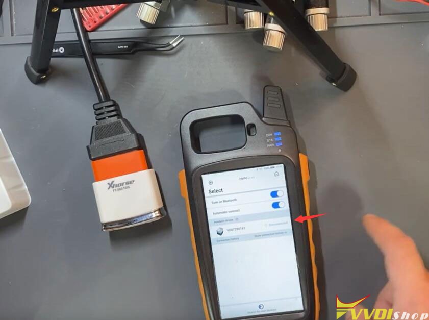 Bind Xhorse FT Mini OBD Tool with Xhorse App 8