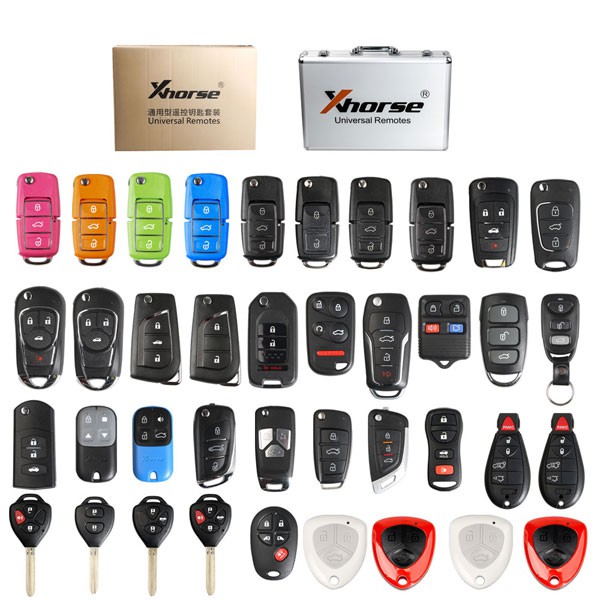 Xhorse XKRSB1EN Universal Remote Keys English Version Packages 39 Pieces for VVDI2 or Key Tool