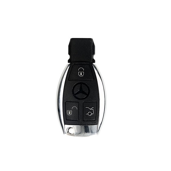 Best Quality Benz Smart Key Shell 3-button with Single Battery 5pcs works with Xhorse VVDI BE Key Pro and FBS3 KeylessGo