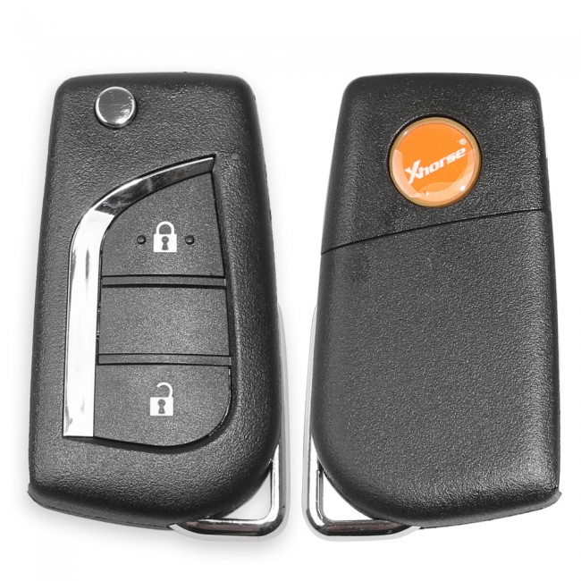 XHORSE XKTO01EN Universal Remote Key for Toyota 2 Buttons 5pcs/Lot