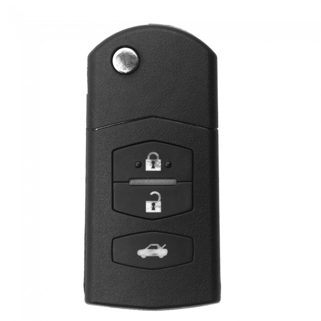XHORSE XNMA00EN Wireless Universal Remote Key Mazda Style Flip 3 Buttons for VVDI Key Tool English Version 10pcs