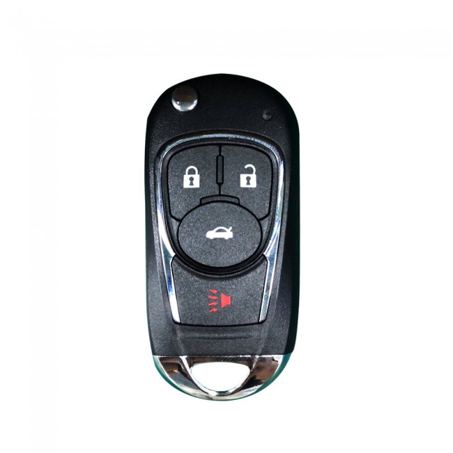 Xhorse XKBU02EN Buick Style 4 Buttons Wire Flip Universal Remote Key for VVDI VVDI2 Key Tool English Version 10Pcs