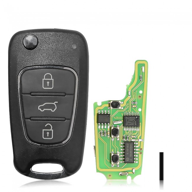 Xhorse Hyundai Type Universal Remote Key Wireless PN XNHY02EN 3 Buttons 10 Pcs/Lot