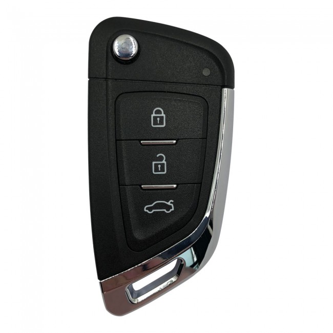Xhorse XKKF03EN Flip Type Wire Universal Remote Key 3 Buttons for VVDI Key Tool, VVDI Mini Key Tool