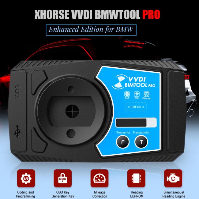 [US/EU/UK SHIP] WIFI V1.8.5 Xhorse VVDI BIMTool Pro Enhanced Edition for BMW Support DoIP Updated New Hardware
