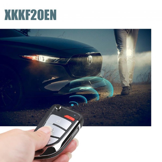 XHORSE VVDI XKKF20EN Wire Remote Key Knife Style 3+1 Buttons Lock Unlock Trunk Panic 5pcs/lot