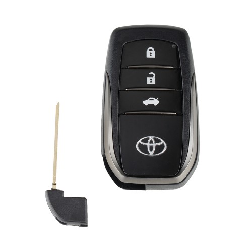 Toyota XM Smart Key Shell 1689 3 Buttons 5Pcs/Lot for Xhorse VVDI