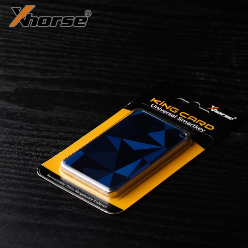 Xhorse King Card Slimmest 4 Buttons Universal Smart Remote Key with Built-in 2 Batteries