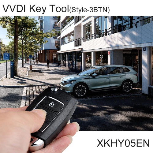 XHORSE XKHY05EN Hyundai 2017 Style Wired Remote Key Fob 3 Button for VVDI2 VVDI Key Tool 5pcs/lot