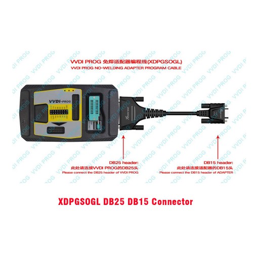 [Pre-Order] Xhorse XDPGSOGL DB25 DB15 Connector Cable for VVDI Prog and Solder Free Adapters