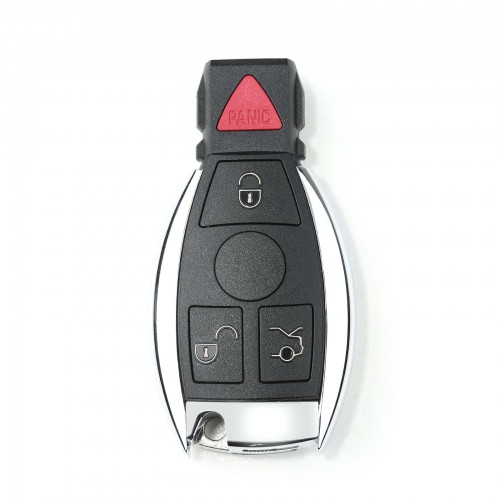 Benz Smart Key Shell 3+1 Button Plastic with a Red Button 5 pcs/lot can work with VVDI BE Key Pro No logo