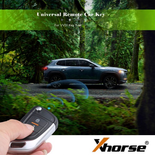 1 Piece XHORSE XKKF02EN Universal Wired Remote Key 3 Buttons