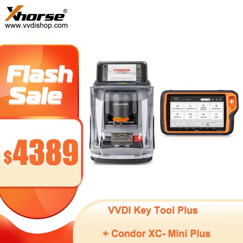 Xhorse Condor XC-Mini Plus and VVDI Key Tool Plus Pad Get 1 Free MB Token Every Day