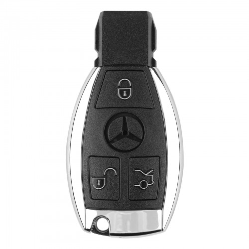 2022 New HQ Benz Smart Key Shell 3 Buttons Single Battery with Logo Pack of 5