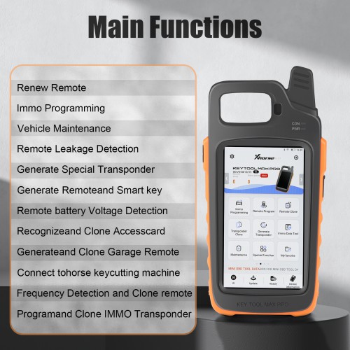 [Ship from EU/UK/US] 2023 Xhorse VVDI Key Tool Max PRO Combines Key Tool Max and Mini OBD Tool Functions Adds CAN FD, BMW CAS1-CAS3 IMMO