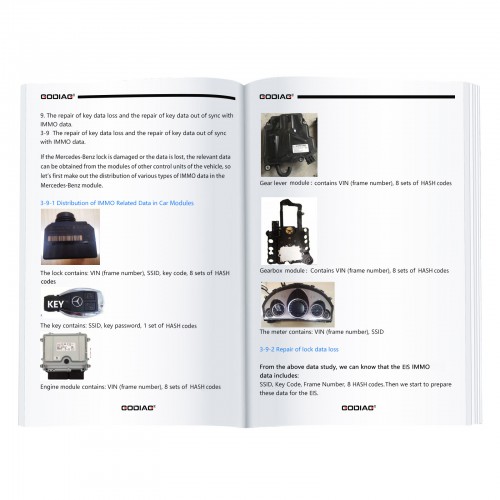VVDI Key Tool Plus Practical Instruction 1&2 Two Books for Locksmith, Vehicle Maintenance Engineer