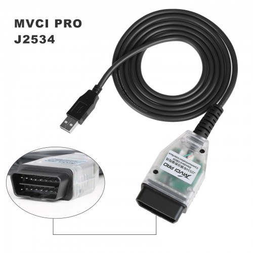 2024 Xhorse MVCI PRO J2534 Passthru Cable for ODIS TIS HDS IDS SSM4 SDD VIDA