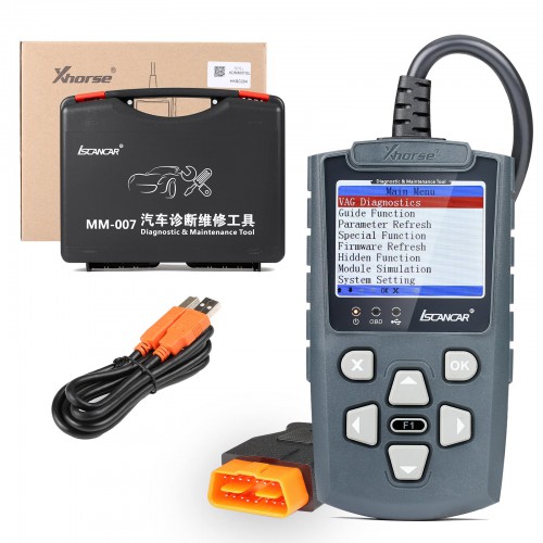 V2.3.2 Xhorse Iscancar V-A-G MM-007 Diagnostic and Maintenance Tool Update Online Supports MQB Mileage Correction