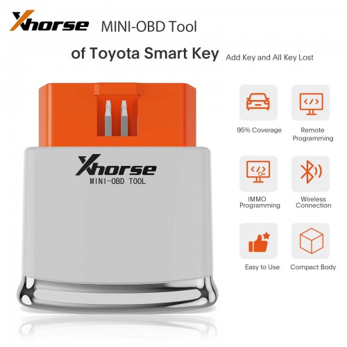 Xhorse XDMOT0GL FT-OBD Mini OBD Tool for Toyota Add Key and All Keys Lost till 2023