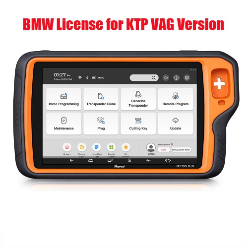 BMW IMMO Programming Software License for Xhorse VVDI Key Tool Plus VAG Version
