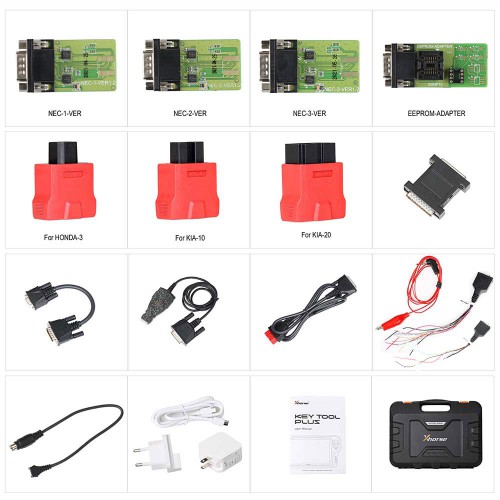 Xhorse VVDI Key Tool Plus with MQB48, BMW Bench ISN, BMW Motorcycle OBD Learning All License Activated