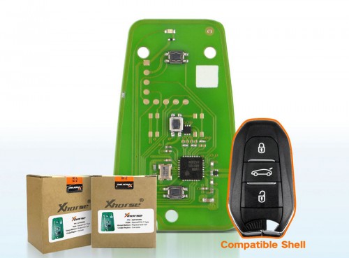 XHORSE XZPG00EN Special PCB Board Exclusively for Peugeot Citroen DS KeylessGo Smart Key 5pcs/Lot