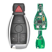 NEC Chip Panic Smart Remote Key Fob For Mercedes Benz C E Class (2 Batteries) 315Mhz for VVDI MB