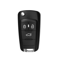XHORSE XKBU00EN Buick Style Flip 3 Buttons Wired Universal Remote Key for VVDI VVDI2 Key Tool English Version 5Pcs/Lot