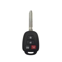 XHORSE XKTO06EN Toyota Style Flat 4 Buttons Wired Universal Remote Key for VVDI VVDI2 Key Tool English Version 5pcs