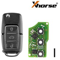 Xhorse VVDI Key Tool VVDI2 Wire Remote Key 3 Button XKB506EN