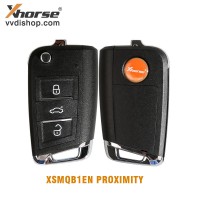 Xhorse XSMQB1EN VW MQB Smart Proximity Remote Key 3 Buttons for VVDI2 VVDI Key Tool 1pc