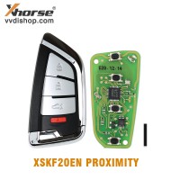 Xhorse XSKF20EN Knife Style Universal Smart Proximity Key Fob 3+1B 1pc