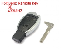 Benz Waterproof remote shell 3 Buttons 433mhz for 2005-2008 Models
