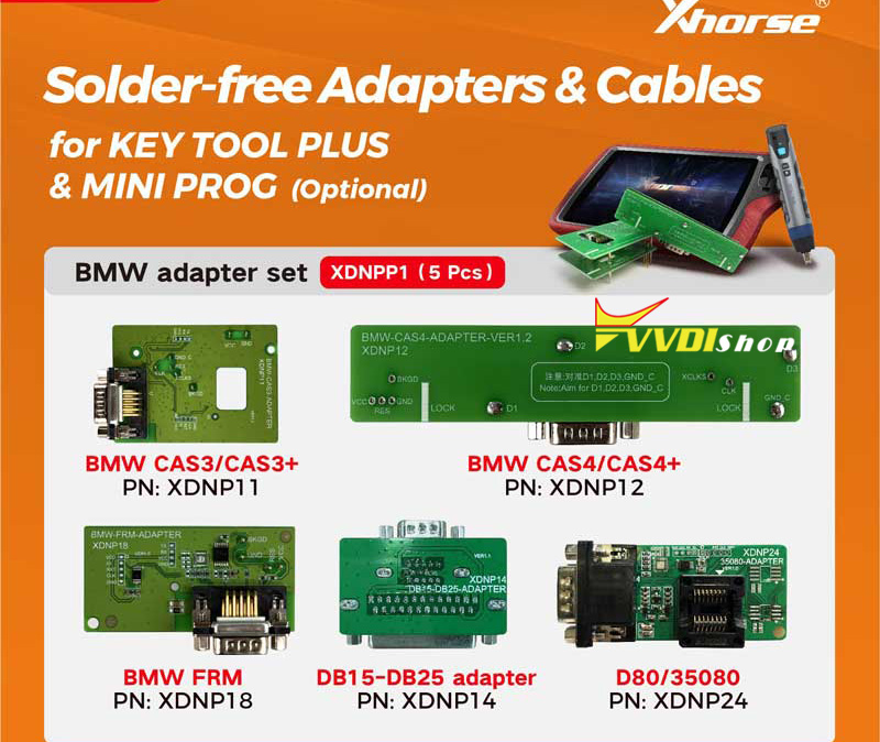 xhorse-bmw-solder-free-adapters