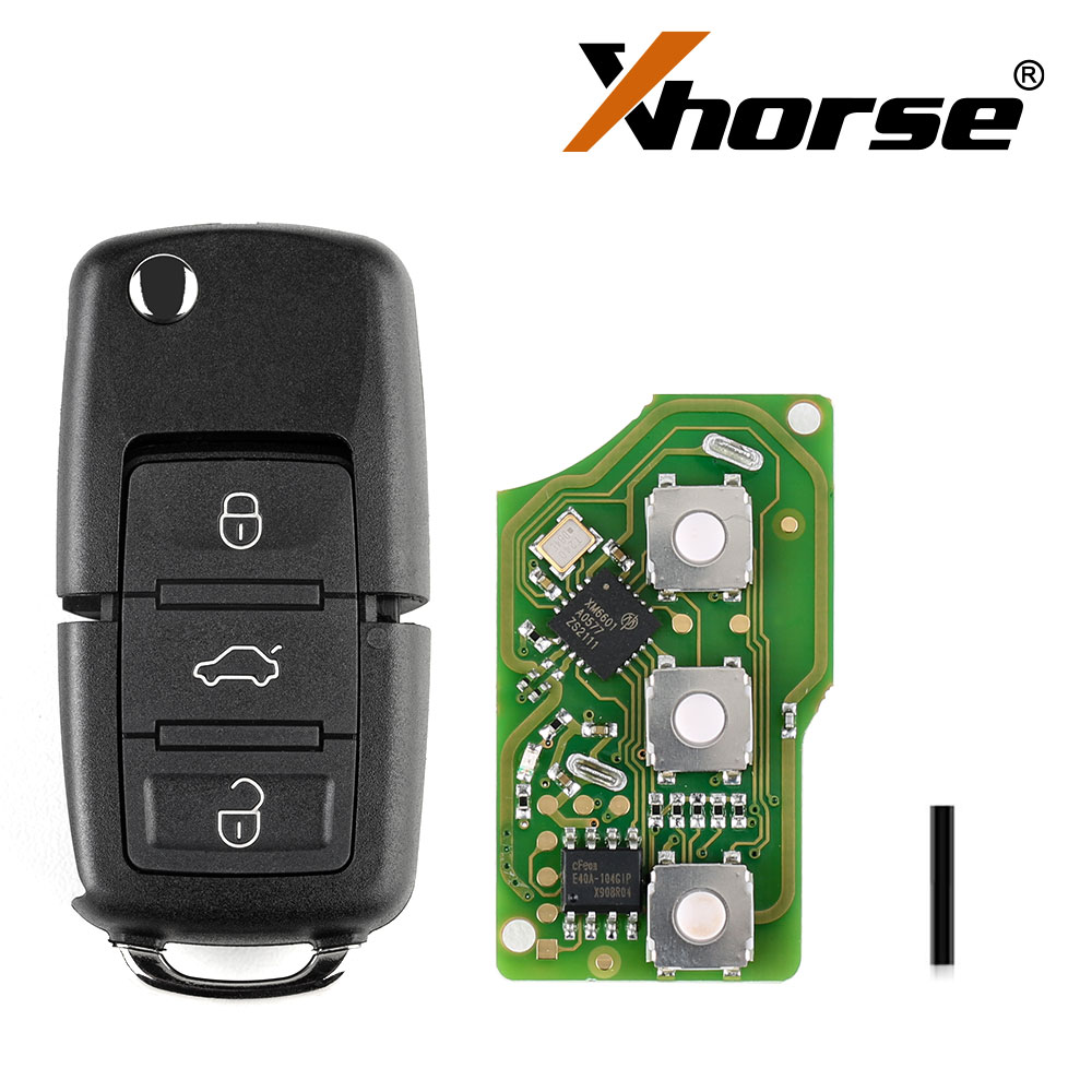 Xhorse Universal Wireless Flip Remote DS Style 3 Buttons XNDS00EN