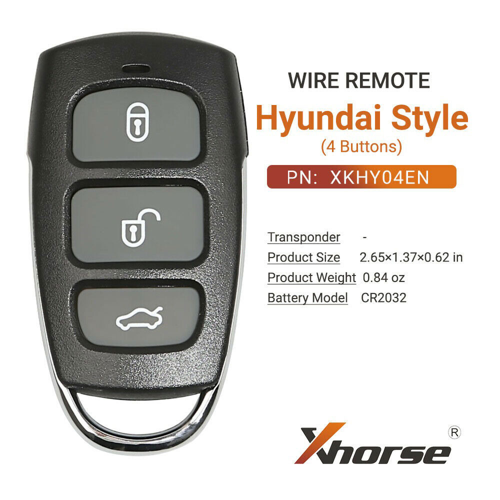 XHORSE XKHY04EN Universal Remote Key 
