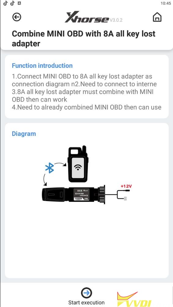 bind xhorse 8A akl adapter with your device 2