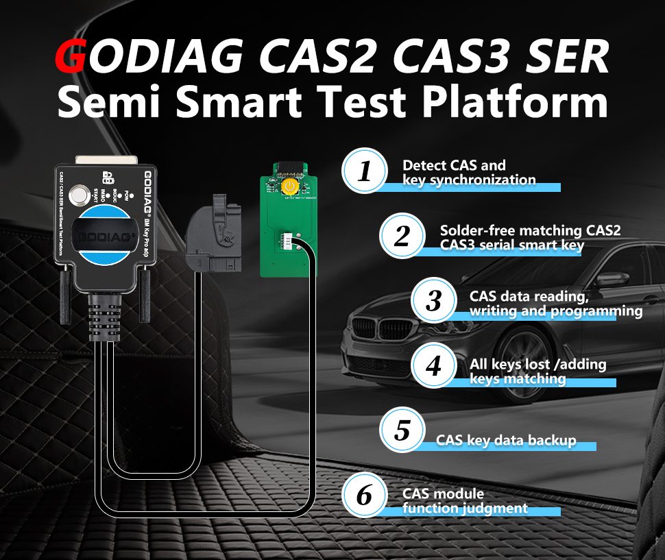 GODIAG BMW CAS2 CAS3 SER Semi Smart Test Platform 1