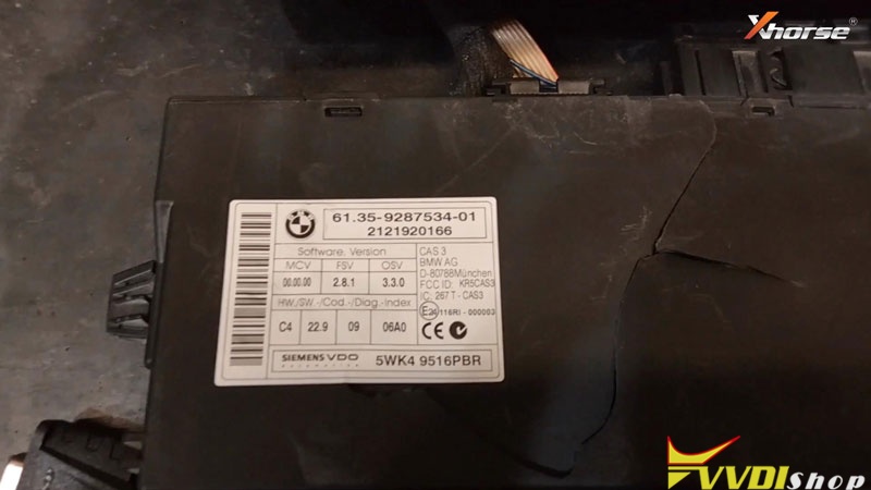 Vvdi Key Tool Max Mini Prog Add Key For Bmw Cas3 On Bench (1)