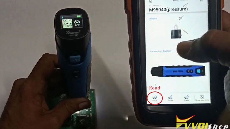 Xhorse Vvdi Mini Prog Key Tool Max Read Renault Duster Bcm Ic95040 (6)