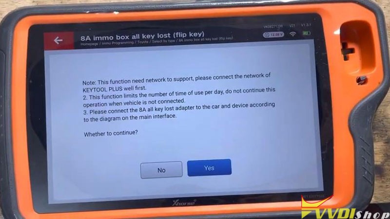 Xhorse Vvdi Key Tool Plus Program Toyota H Chip All Key Lost Success (9)