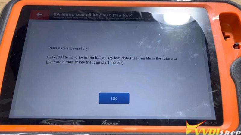 Xhorse Vvdi Key Tool Plus Program Toyota H Chip All Key Lost Success (10)