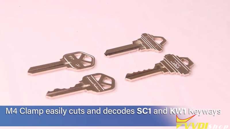  Decode and Cut KW1 SC1 Residential Keys with Xhorse Dolphin/Condor M4 Clamp 7