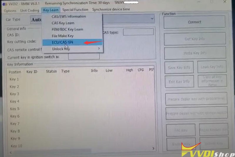 How to Read BMW MSD80 ISN with Xhorse VVDI2 6