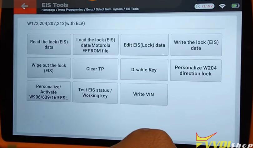 Program Xhorse ELV Emulator with VVDI Key Tool Plus 11